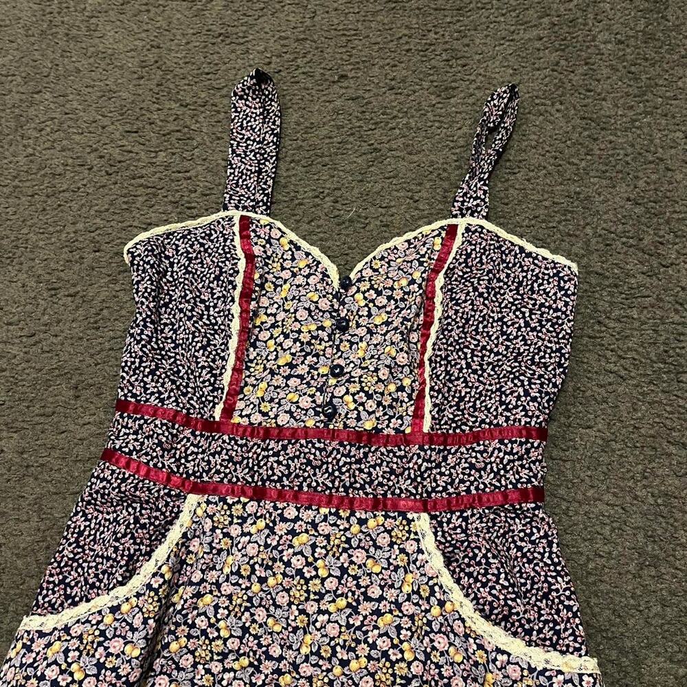 Vintage Gunne Sax Prairie Midi Dress - Picture 6 of 7